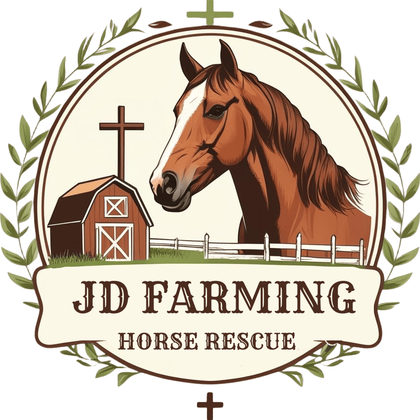 JD Farming Horse Rescue logo